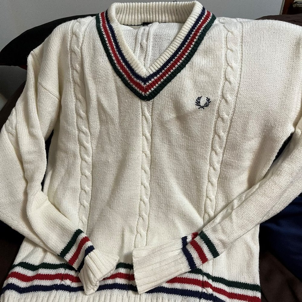 Fred Perry Vintage tennis sweater